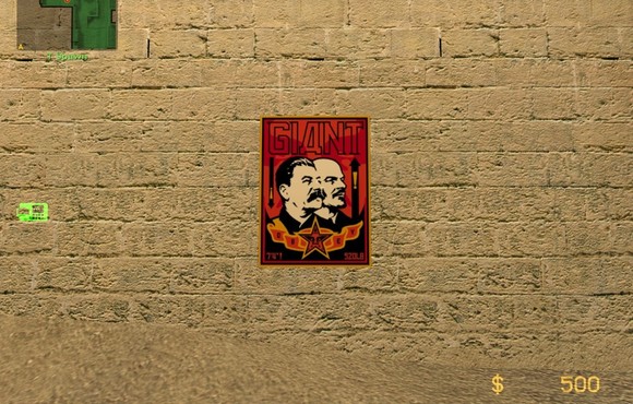 Спрей Плакат Сталин и Ленин