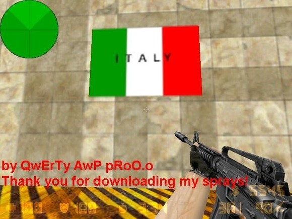 Спрей Флаг Италии