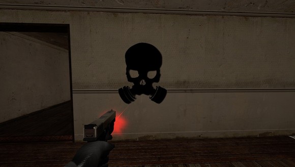 Спрей Череп в противогазе